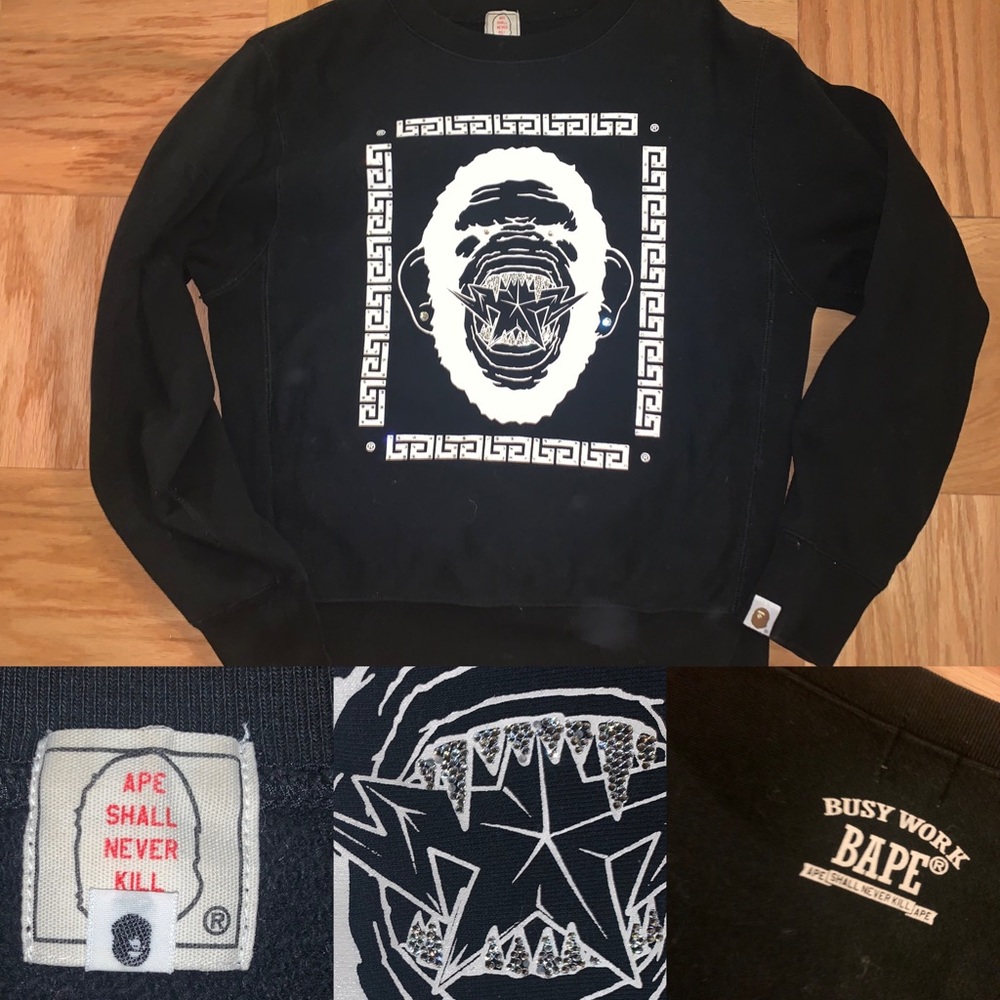 Authentic Bape CrewNeck